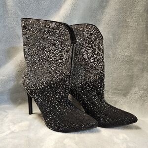 Sparkly ankle boots